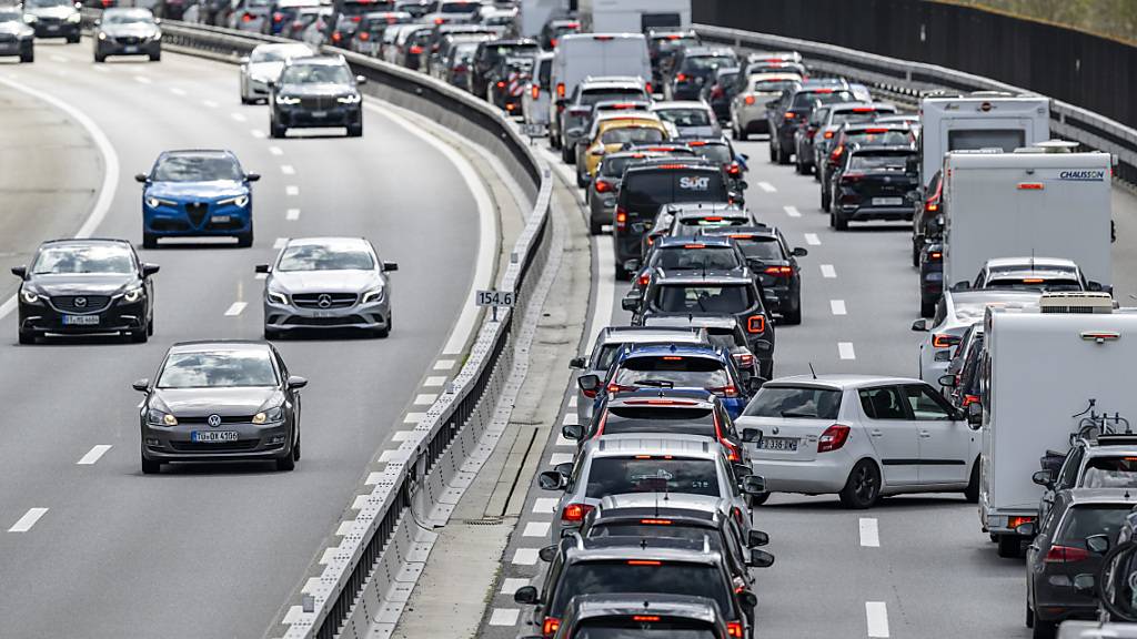 Verkehr am Gotthard über Ostern nimmt ab