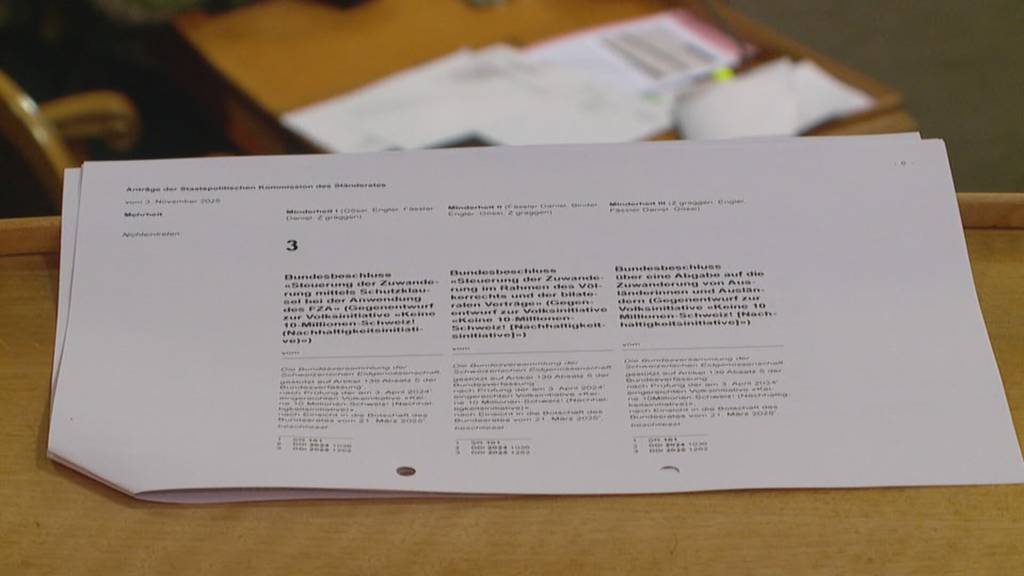 10-Millionen-Initiative: Ständerat entscheidet über Gegenvorschlag