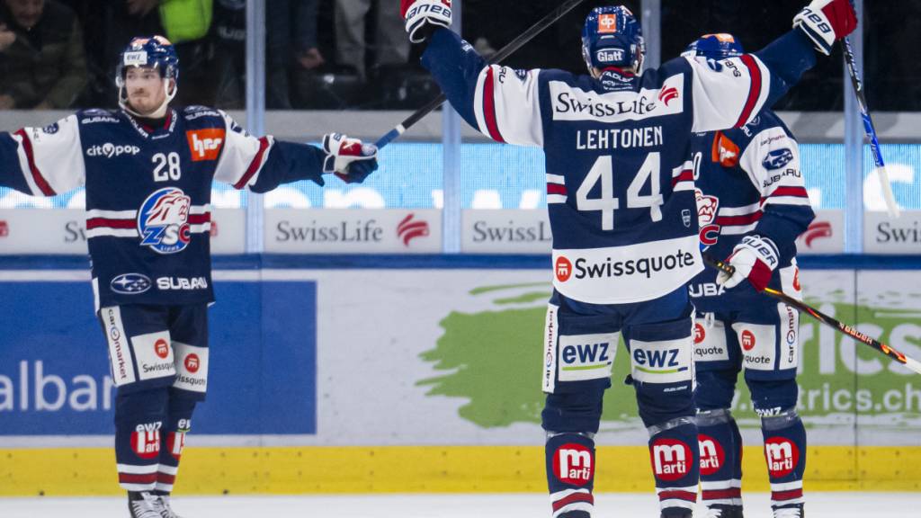 Sven Andrighetto gelingt der Siegtreffer für den ZSC gegen Ambri-Piotta