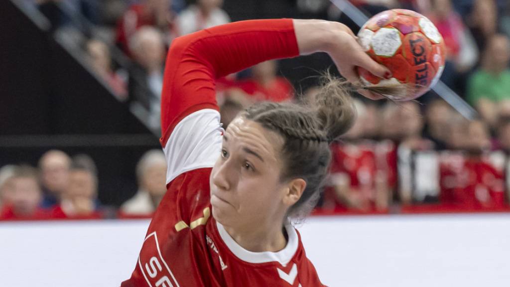 Tabea Schmid trug acht Tore zum Schweizer Sieg bei