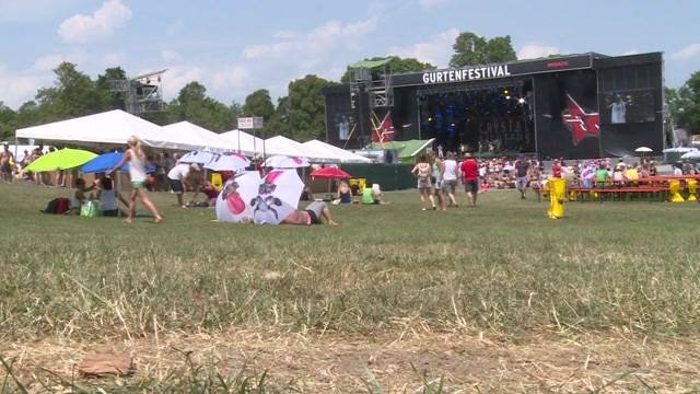 So trotzen die Festivalbesucher der Hitze