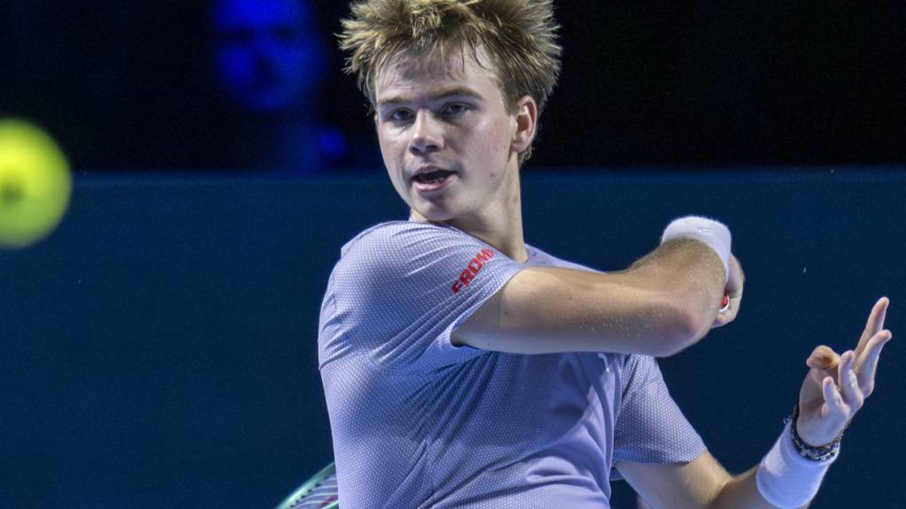 Henry Bernet zeigte in der 1. Runde der Swiss Indoors trotz Niederlage eine gute Leistung