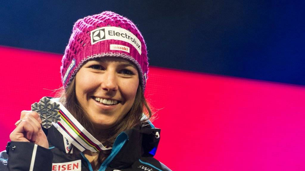 Nach Gold in der Kombination mit Silber im Slalom: Wendy Holdener