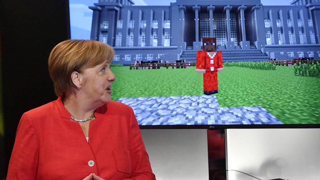 Die deutsche Kanzlerin Angela Merkel eröffnete offiziell die Gamescom.