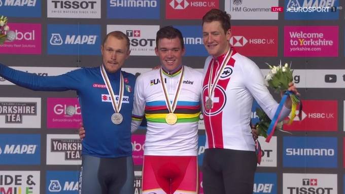 Stefan Küng gewinnt Bronze an Rad-WM