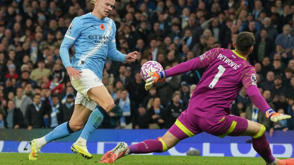 Erling Haaland zeigt auch gegen Bournemouth eine starke Leistung und trifft doppelt