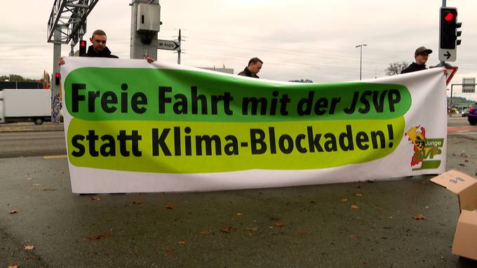 JSVP imitiert Klima-Aktivisten – aber ohne Blockade