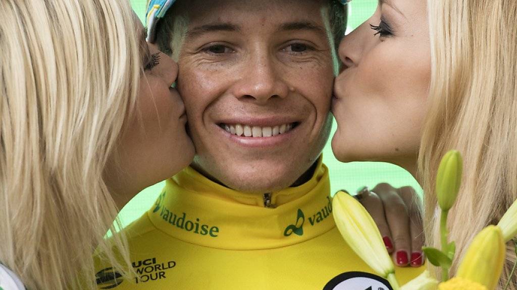 Der Kolumbianer Angel Lopez nimmt die Schlussetappe der Tour de Suisse am Sonntag als Leader in Angriff