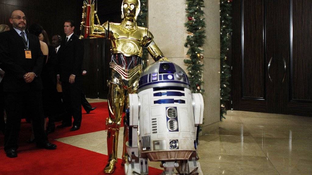 Sie ist einem Filmfan Millionen von Dollar wert: Die weisse Roboterfigur R2D2 aus der «Star Wars»-Reihe. (Archivbild)