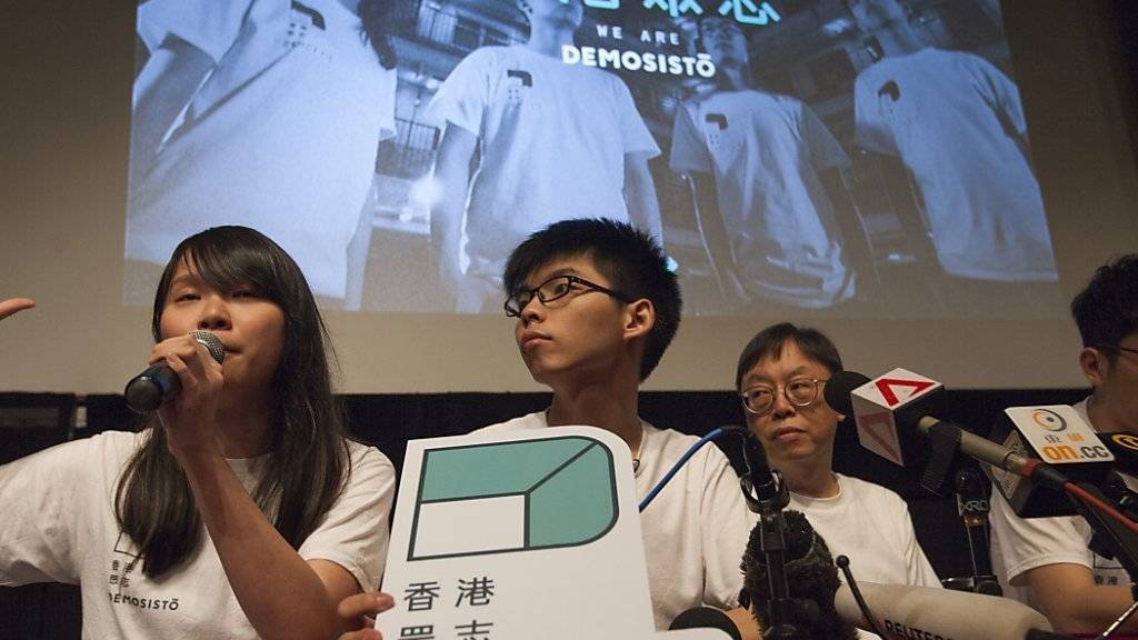 Hongkonger Aktivisten geben die Gründung einer eigenen Partei bekannt. Sie entstand aus der Demokratiebewegung, die 2014 für die Regenschirm-Proteste sorgte.