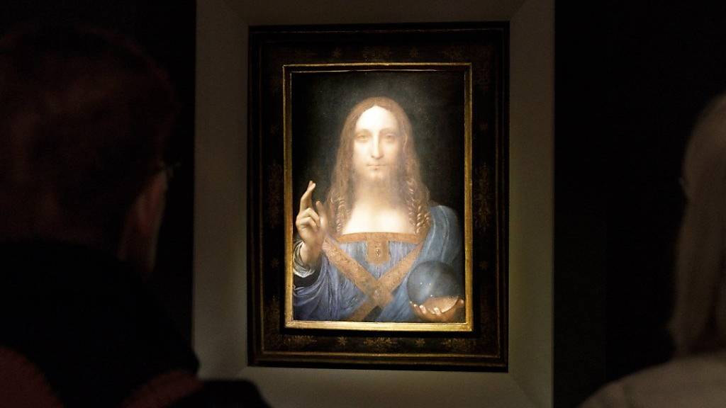 Das teuerste Kunstwerk der Welt, das Gemälde «Salvator Mundi» von Lenonardo da Vinci, kommt in den neuen Louvre in den Vereinigten Arabischen Emiraten. (Justin Lane / EPA)