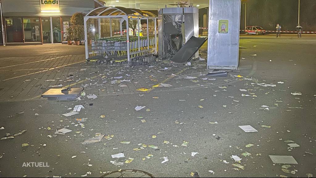 Bankomaten-Sprengung in Buchrain LU: Anwohnerin hörte mehrere Explosionen