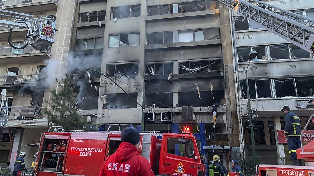 Starke Explosion im Zentrum von Athen – mindestens ein Verletzter