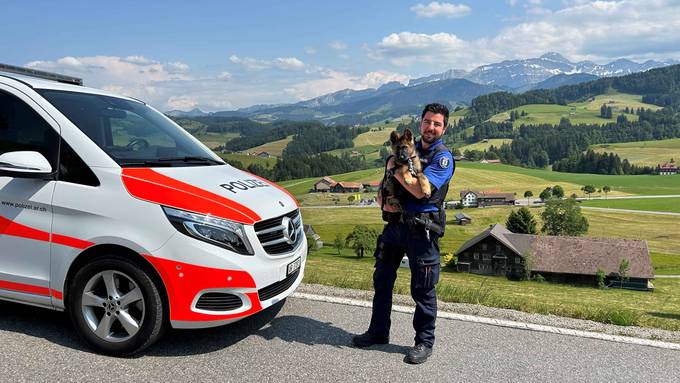 Diensthund Linox als Unterstützung für die Kantonspolizei