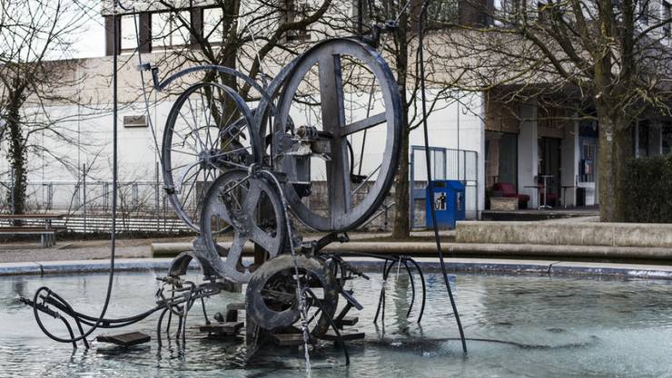 JoSiffertBrunnen von Jean Tinguely in Freiburg ist