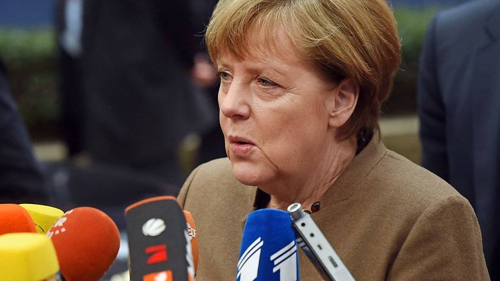 Die deutsche Kanzlerin Angela Merkel wirbt am Donnerstag vor dem Beginn des EU-Gipfels in Brüssel für eine gerechtere Flüchtlingsverteilung zwischen der EU und der Türkei.