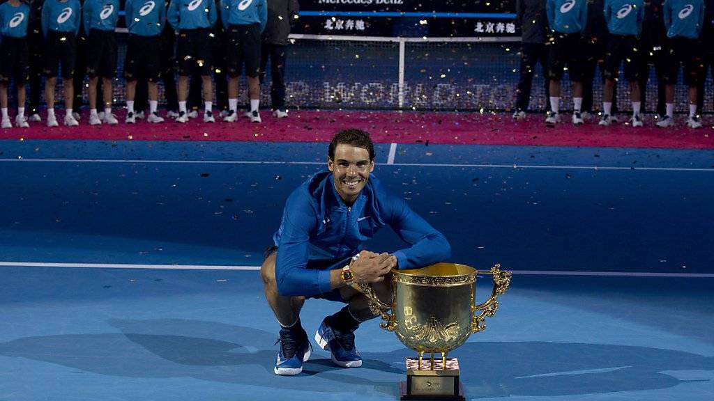 Rafael Nadal hat nicht nur wegen seinem Sieg in Peking gut lachen
