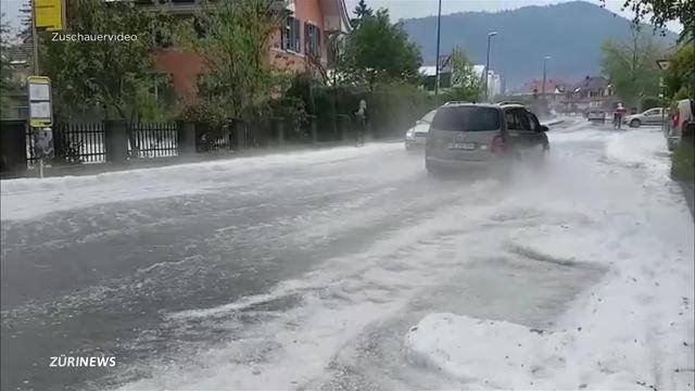 Hagelkörner so gross wie Hühnereier