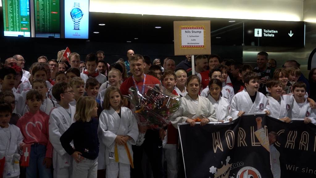 Erster Schweizer Judo-Weltmeister Nils Stump ist zurück in der Heimat