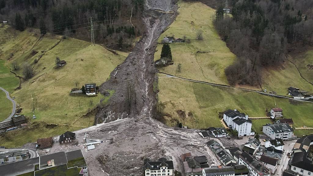 Keine Schuldzuweisung nach Erdrutschen in Schwanden GL