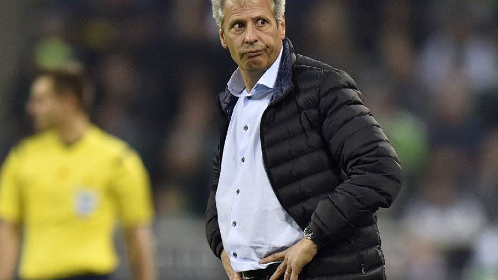 Auch in der Champions League läuft es für Borussia Mönchengladbach und Trainer Lucien Favre nicht rund