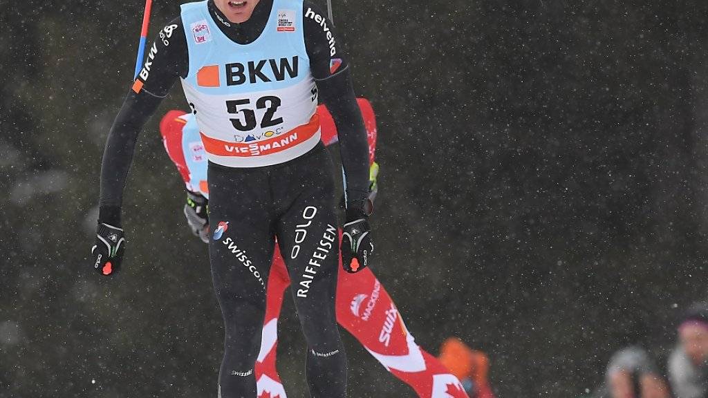 Beste Saisonleistung: Dario Cologna lief in Davos auf den 5. Platz