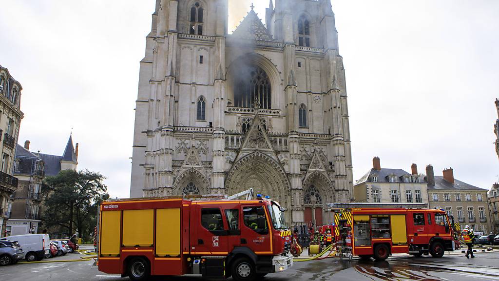 Ein Mann, der im Zusammenhang mit dem Brand in Nantes in Polizeigewahrsam genommen worden war, ist wieder frei. (Archivbild)