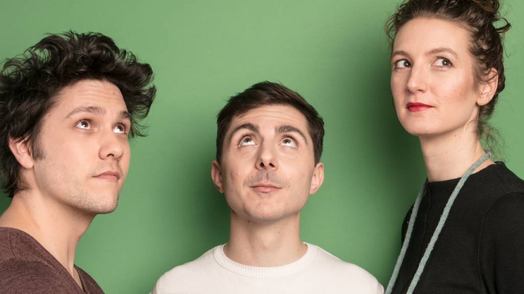 Daniel Vuataz, Bruno Pellegrino und Aude Seigne (v.l.n.r.) stecken hinter dem literarischen Kollektiv Elen Fern aus der Westschweiz. Sie haben «Schlafende Züge» geschrieben, das nun in deutscher Übersetzung erscheint.