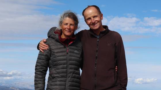 Sonja Stöckli and Thomas Furter betreuen die Forschungsstation auf dem Jungfraujoch.