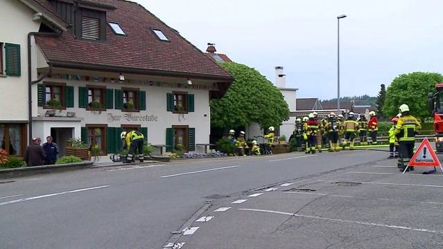 Brand in Buchs