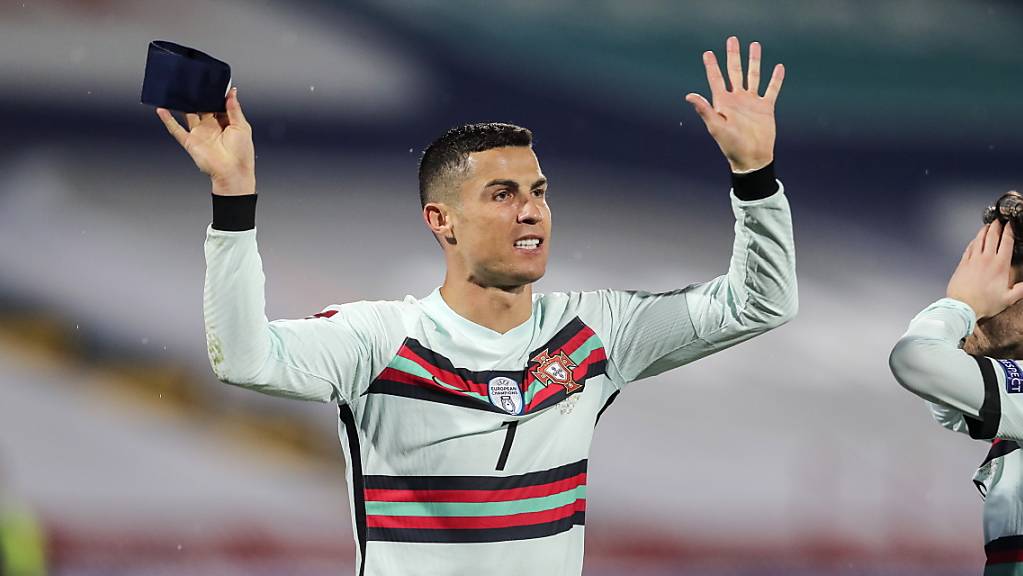 Cristiano Ronaldo ärgerte sich wegen eines nicht gegebenen Tores in der Nachspielzeit.