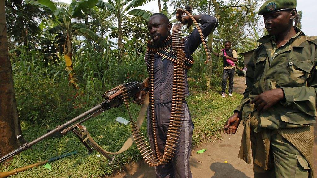 Mai-Mai-Milizen unterwegs im Kongo: Ein ehemaliger Anführer stellte sich nach jahrelanger Flucht. (Archivbild)