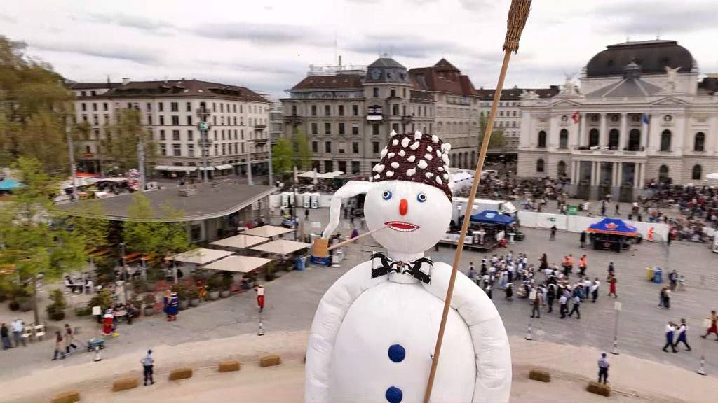 Sechseläuten auf TeleZüri: Bald geht es dem Böögg an den Kragen