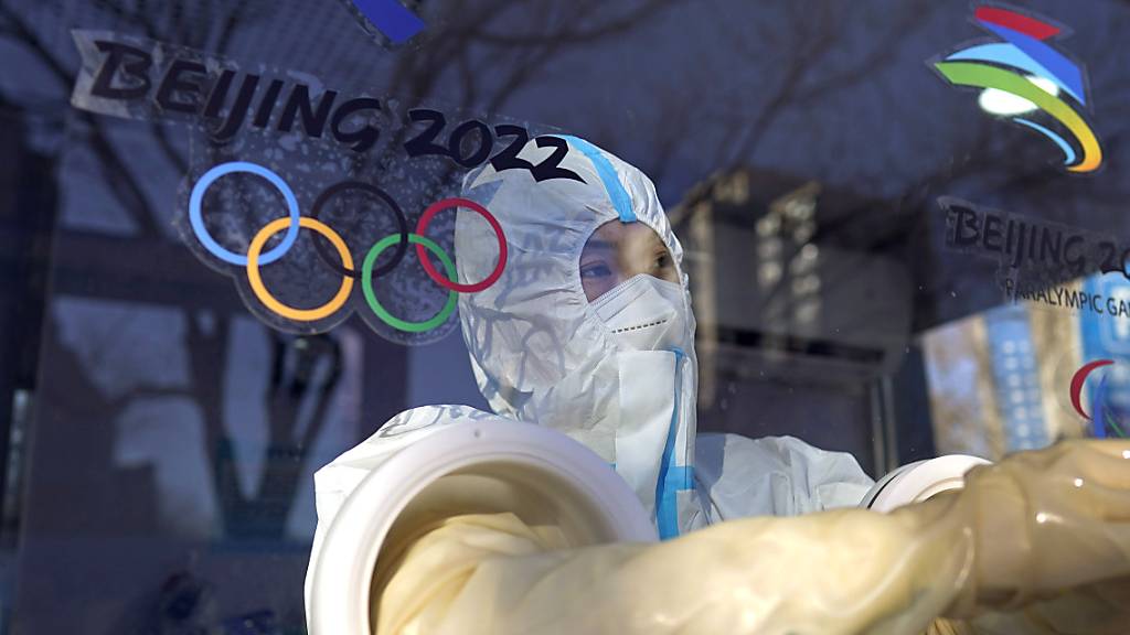 Die Coronavirus-Pandemie wirft ihre Schatten auf die Winterspiele in Peking