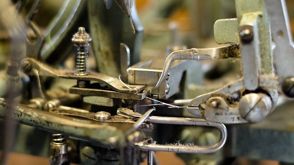 Fädelmaschinen, wie sie auch im Museum in Stein zu sehen sind, erleichterten als mechanische Wunderwerke die Arbeit der Handsticker. (Symbolbild)