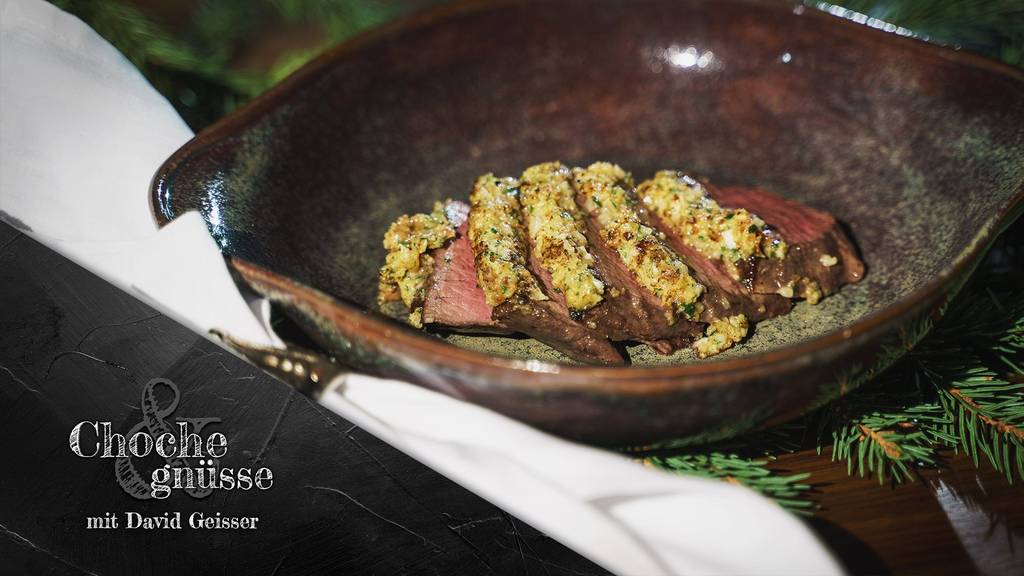 Rindsfilet mit Zwiebel-Senfkruste 