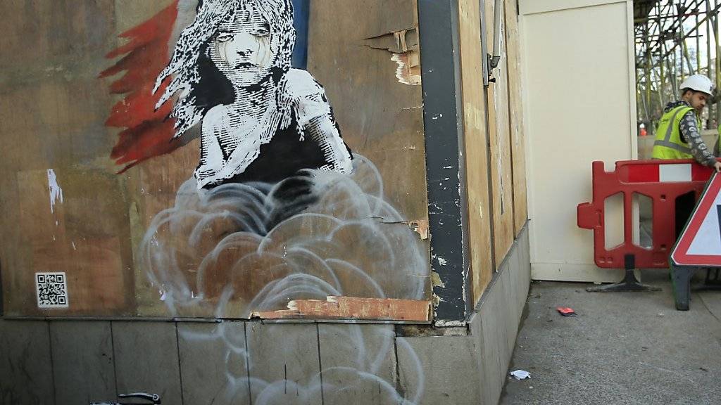 Ein Werk des mysteriösen Street-Art-Künstlers Banksy in London. Profiler wollen jetzt herausgefunden haben, wer sich hinter dem mittlerweile weltberühmten Pseudonym verbirgt.