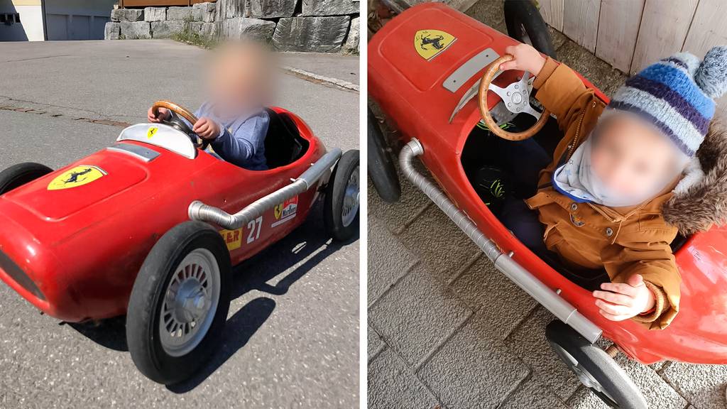 «Unser Grossvater hat ihn gebaut» – dieser Mini-Ferrari wird in Widnau vermisst