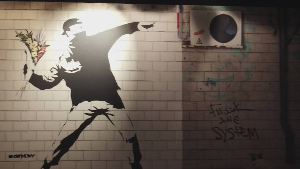 Ausstellung von Banksy in Zürich