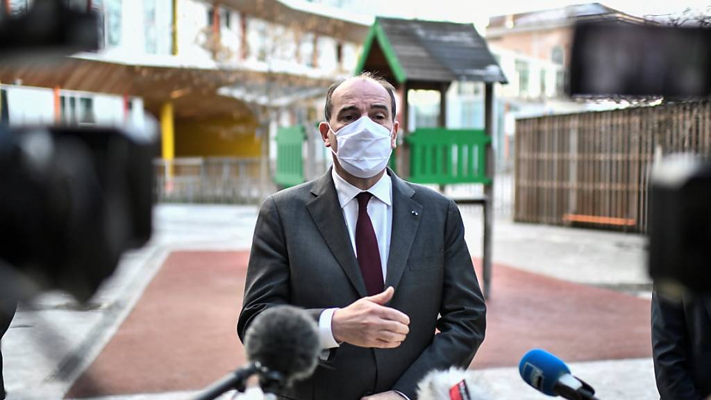 Der französische Premierminister, Jean Castex, will sich heute Donnerstag angesichts rasant steigender Neuinfektionen mit dem Coronavirus zu weiteren Massnahmen äussern. (Archivbild)