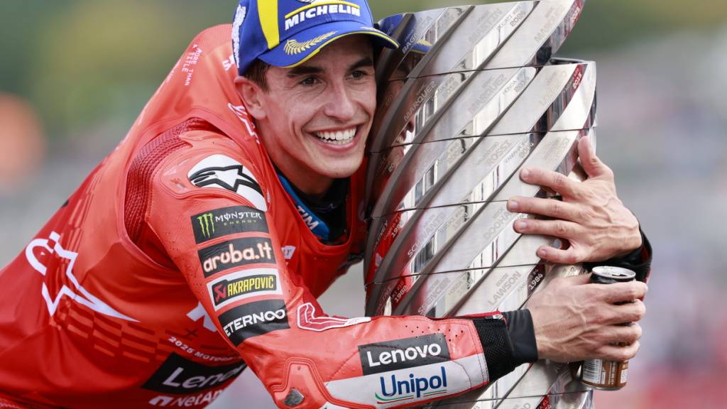 Wieder strahlend und ganz oben: Im letzten Jahr gewann Marc Marquez seinen siebten WM-Titel in der MotoGP