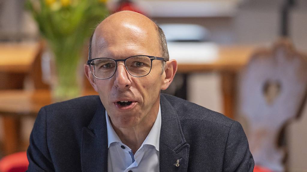 Christoph Amstad (CVP) ist seit 2016 Mitglied des Regierungsrats und Sicherheits- und Sozialdirektor.