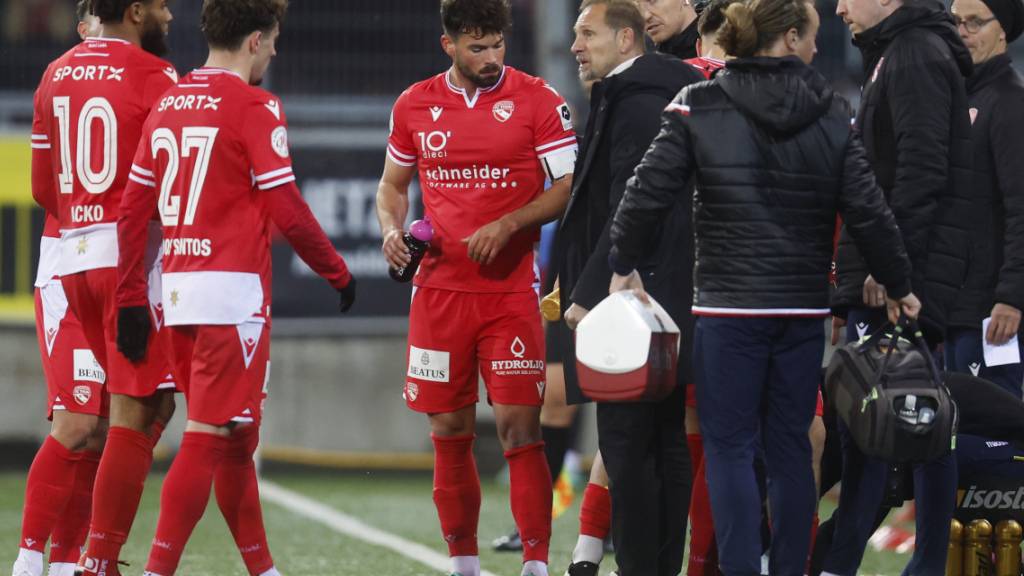 Die Thuner müssen sich gegen Stade Nyonnais mit einem Punkt begnügen (Archivbild)