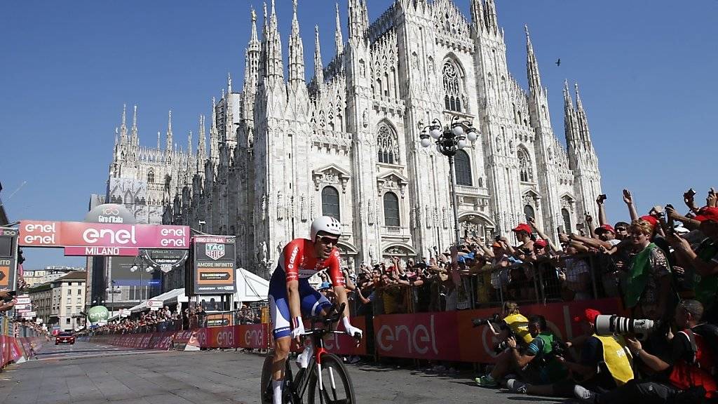 Der Giro (im Bild der diesjährige Gewinner Tom Dumoulin) startet 2018 in Israel