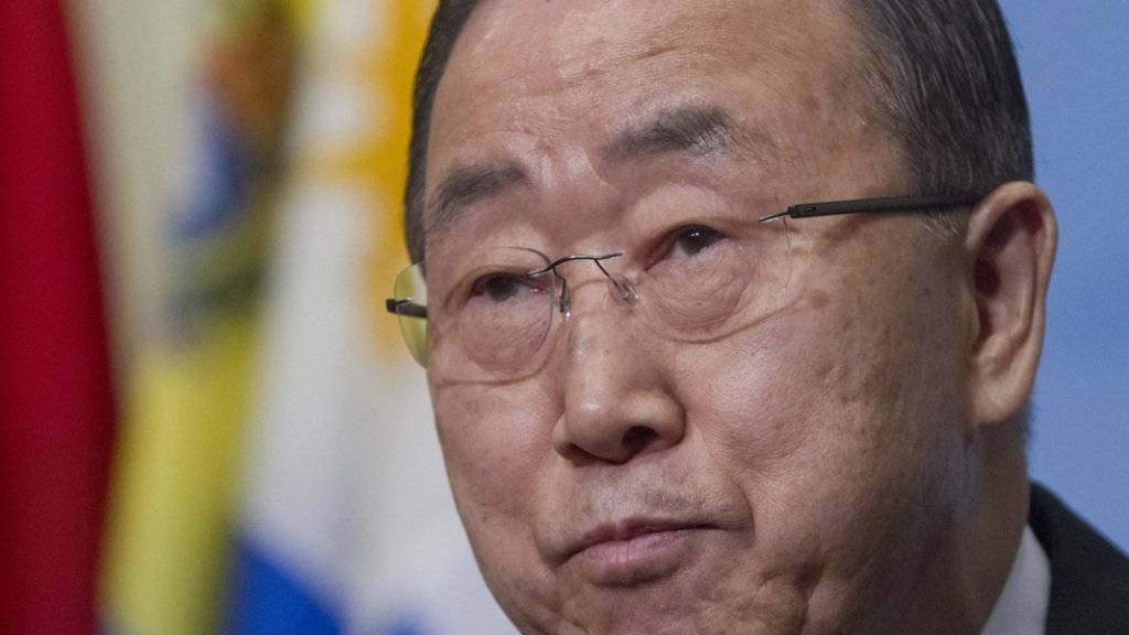«Wir brauchen einen kühlen Kopf», sagt UNO-Generalsekretär Ban Ki Moon. (Archivbild)