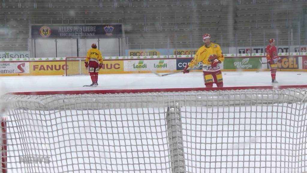 EHC Biel und Coach Törmänen in Spitzenform