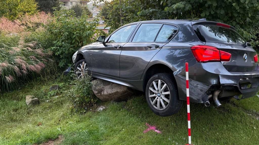 Ein alkoholisierter Jugendlicher verlor in der Nacht auf Sonntag in Rickenbach LU die Kontrolle über ein Auto und verletzte sich beim Unfall leicht.