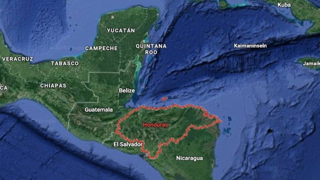 Das Schiffsunglück ereignete sich in der Karibik vor der Küste des mittelamerikanischen Landes Honduras.
