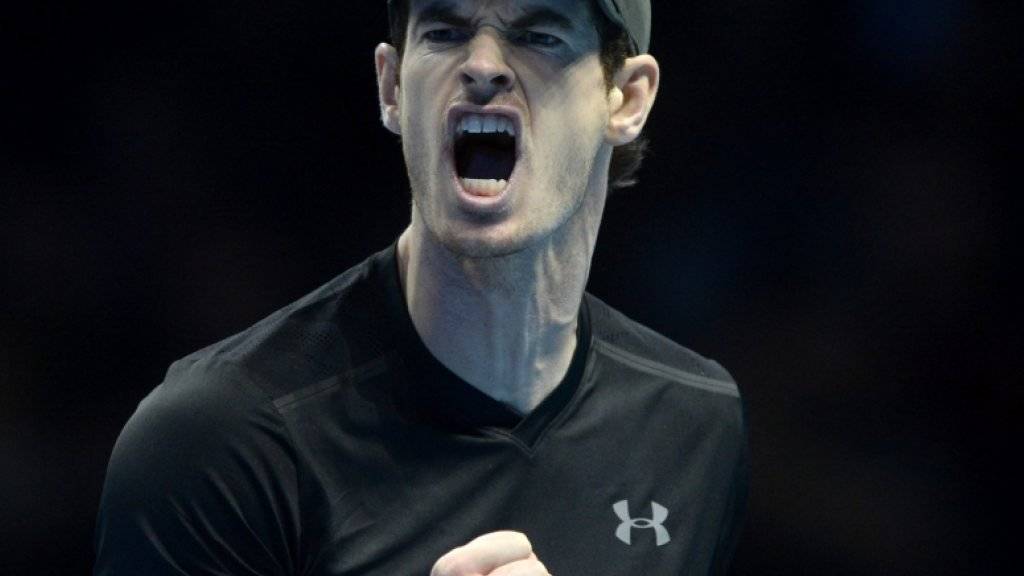 Andy Murray darf weiter hoffen, das Tennisjahr als Nummer 1 zu beenden