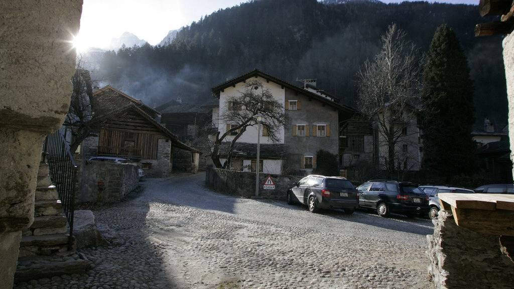 Eine Aufnahme des nördlichen Dorfteils von Bondo (Archivbild).